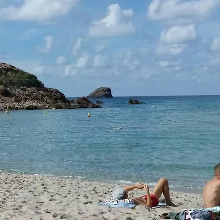 Tranquilo Apartamento Con Preciosa Cala En La Puerta Ciutadella  Esterno foto